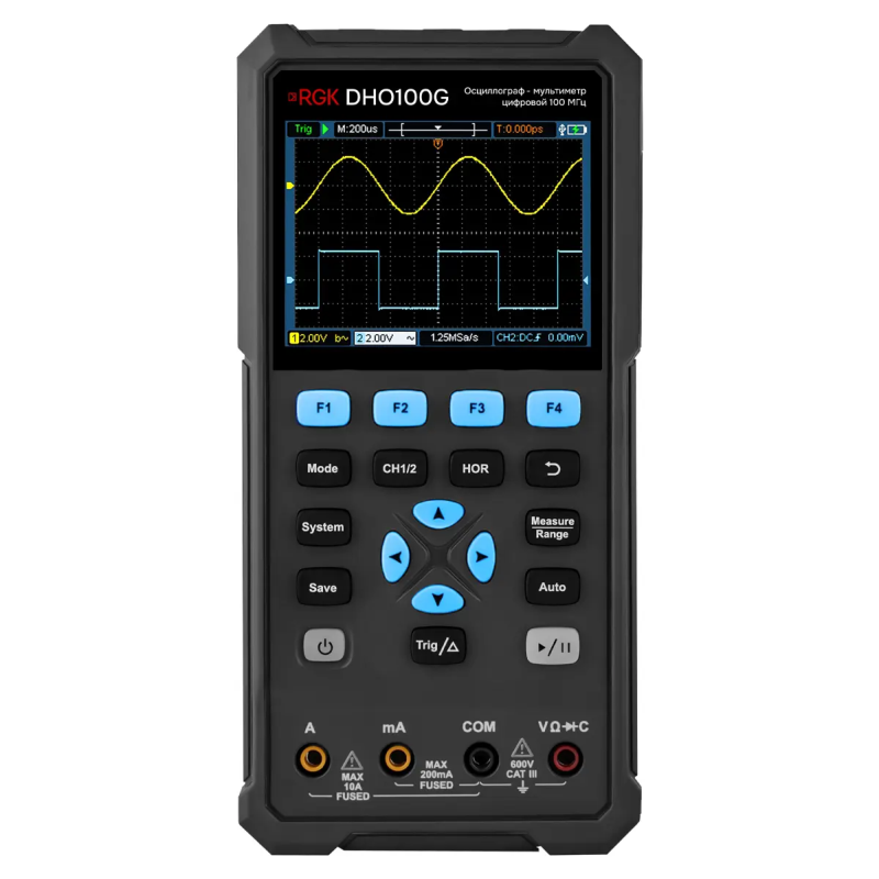 Осциллограф-мультиметр RGK DHO100G